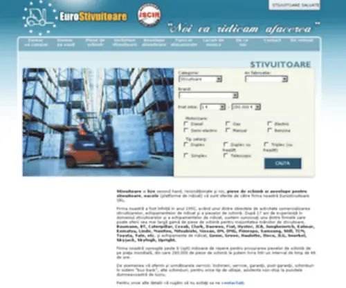 Transpaleti.com(Euro Stivuitoare) Screenshot