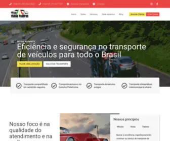 Transpampas.com.br(Transpampas Transportadora de Carros Interestadual) Screenshot