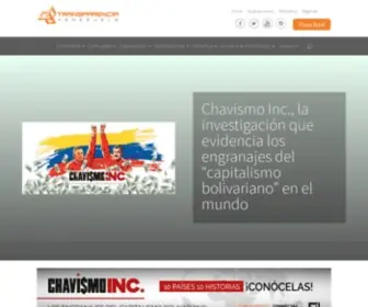 Transparencia.org.ve(Transparencia Venezuela) Screenshot