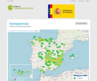 Transparencialocal.gob.es(Portal de la Transparencia) Screenshot