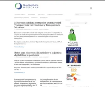 Transparenciamexicana.org.mx(Transparencia Mexicana) Screenshot