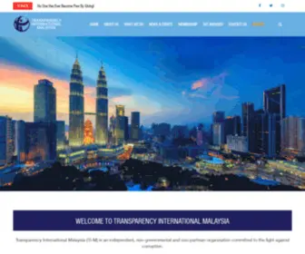 Transparency.org.my(Transparency International Malaysia) Screenshot