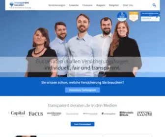 Transparent-Beraten.de(Ihr Versicherungsmakler aus Berlin) Screenshot