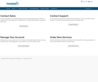 Transparent-Support.com(Transparent Technologies) Screenshot