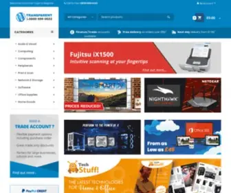 Transparent-UK.com(Cheap Laptops) Screenshot