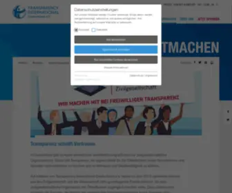 Transparente-Zivilgesellschaft.de(Transparente Zivilgesellschaft) Screenshot