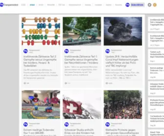 Transparenztest.de(Transparenztest evidente Corona Informationen) Screenshot