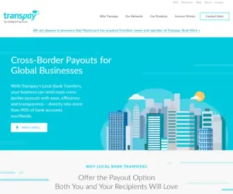 Transpay.com(International payment solutions) Screenshot
