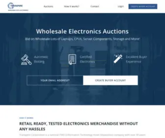 Transpere.auction(Wholesale Lots for Electronics) Screenshot