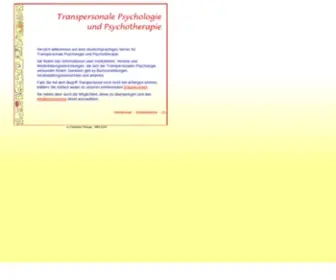 Transpersonal.com(Transpersonale Psychologie und Psychotherapie) Screenshot