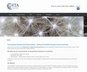 Transpersonalassociation.com(Uniting the global transpersonal community) Screenshot