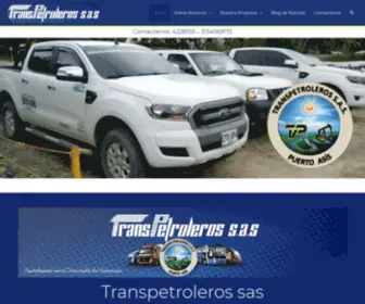 Transpetroleros.com(Transpetroleros Sas) Screenshot