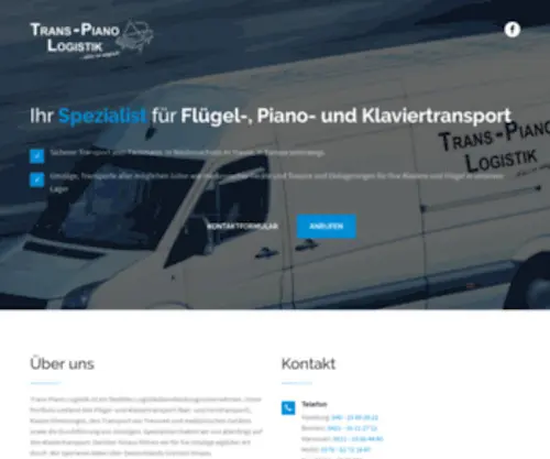Transpianologistik.de(Trans-Piano Logistik) Screenshot