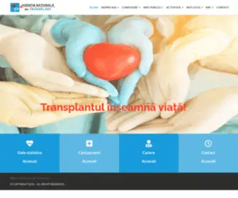 Transplant.ro(Agentia Nationala de Transplant) Screenshot