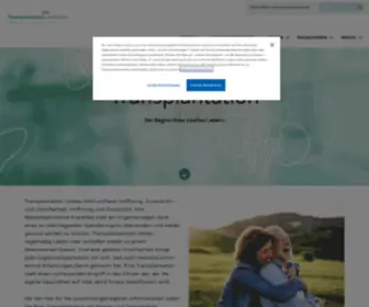 Transplantation-Verstehen.de(Was Betroffene wissen sollten) Screenshot