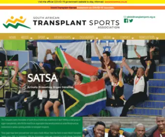 Transplantsports.org.za(The South Africa Transplant Sports Association) Screenshot