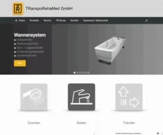 Transporehamed.de(TRanspoRehaMed GmbH) Screenshot