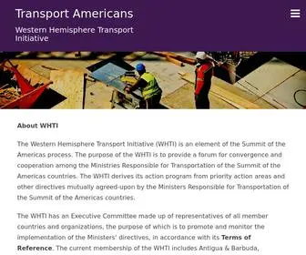 Transport-Americas.org(Transport Americans) Screenshot