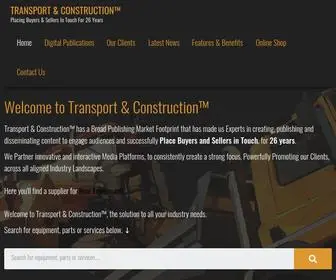 Transportandconstruction.co.za(Your Equipment Solution) Screenshot