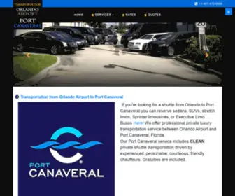 Transportation-Orlandoairport-Portcanaveral.com(Transportation) Screenshot