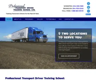 Transportdriver.com(Winnipeg & Brandon) Screenshot