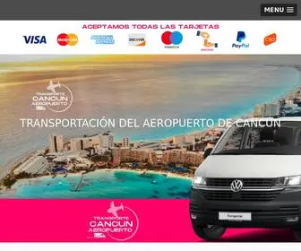 Transporteaeropuerto-Cancun.com(Transportación) Screenshot