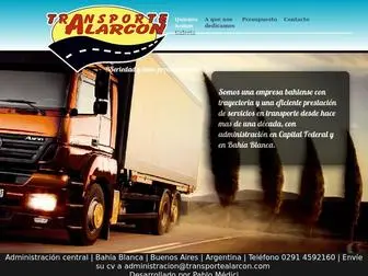 Transportealarcon.com(Transporte Alarcon) Screenshot