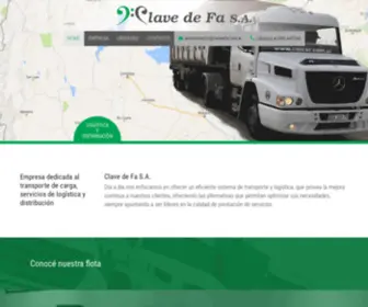 Transporteclavedefa.com.ar(Logística)) Screenshot