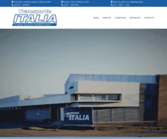 Transporteitalia.com(Transporte Italia S.A) Screenshot