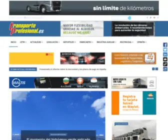 Transporteprofesional.es(TRANSPORTE PROFESIONAL) Screenshot