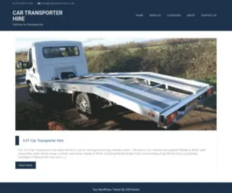 Transporter-Hire.co.uk(Self Drive Car Transporter Hire) Screenshot