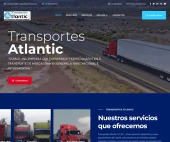 Transportesatlantic.com(WordPress) Screenshot