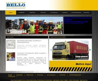 Transportesbello.com(Transportes Bello) Screenshot
