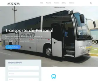 Transportescano.com.pe(Transportescano) Screenshot