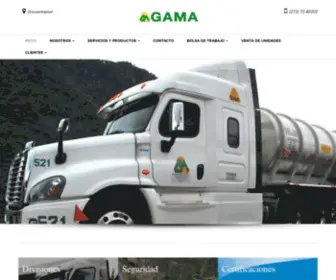 Transportesgama.com.mx(Autotransportes Espcializados GAMA) Screenshot