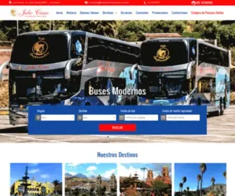 Transportesjuliocesar.com.pe(TRANSPORTES JULIO CESAR S.R.L) Screenshot