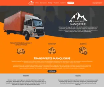 Transportesmanquehue.cl(Transportes manquehue) Screenshot