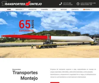 Transportesmontejo.com(Transportes Montejo) Screenshot