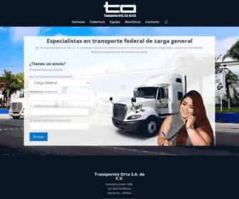 Transportesorta.com(Transportesorta) Screenshot