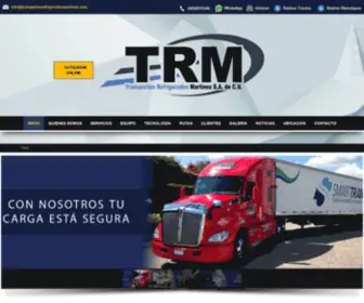 Transportesrefrigeradosmartinez.com(TRM) Screenshot