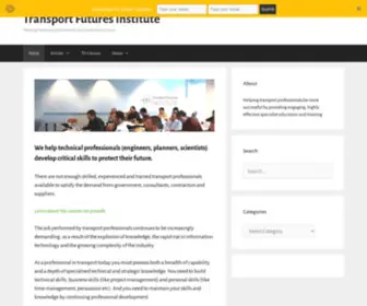 Transportfutures.institute(Helping transport professionals fast track their success) Screenshot