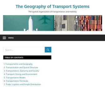 Transportgeography.org(The Geography of Transport Systems) Screenshot