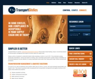 Transportgistics.com(Transportation Management) Screenshot
