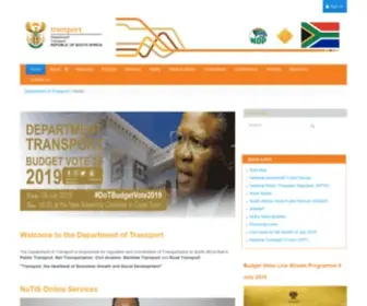 Transport.gov.za(Department-of-Transport) Screenshot