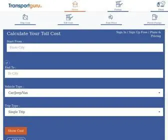 Transportguru.in(Toll Cost) Screenshot
