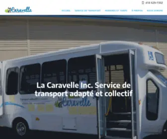 Transportlacaravelle.com(Matapédia) Screenshot