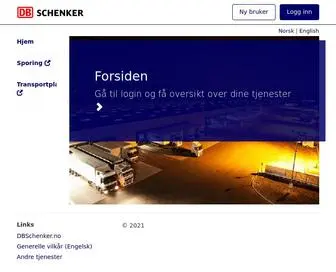 Transportmyschenker.no(Forsiden) Screenshot