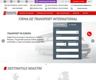 Transportpersoane.md(Firma de transport international) Screenshot