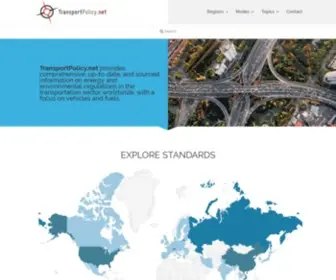 Transportpolicy.net(Transport Policy) Screenshot