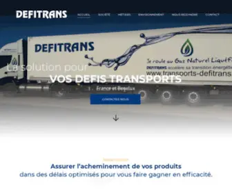 Transports-Defitrans.fr(DEFITRANS) Screenshot